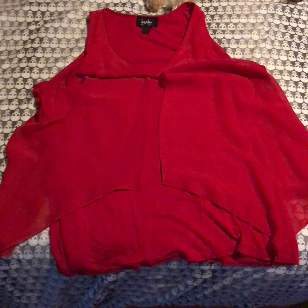 Red style tank